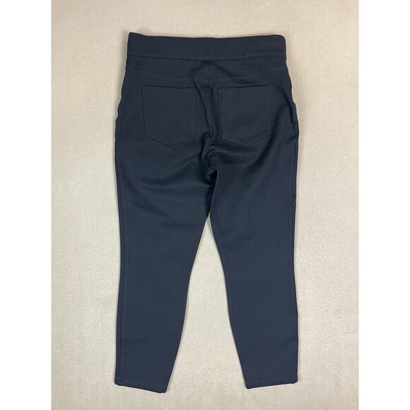 Spanx Pants Women L Black The Perfect Ponte Ankle Pull On Stretch High Rise Pant - Picture 13 of 14